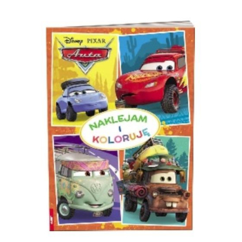 Auta. Naklejam i koloruję